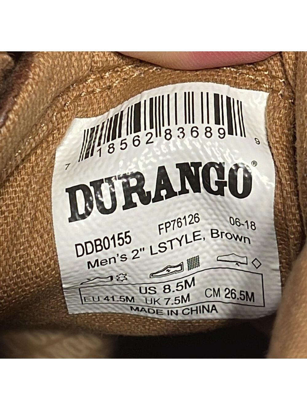 DURANGO 2 LSTYLE MUSIC CITY BOAT SHOES T - Picture 7 of 7